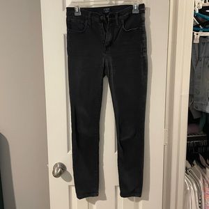 J.Crew High Rise Skinny Black Jeans